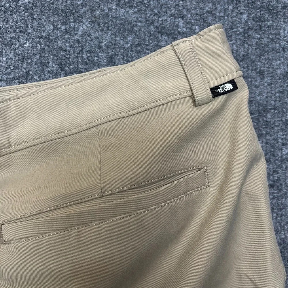 The North Face Chino Pants Mens Beige Flat Front Pockets Classic Outdoor - 36X30